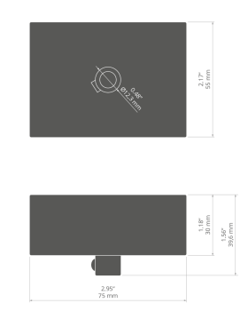 Lampenbaldachin BOX-M70